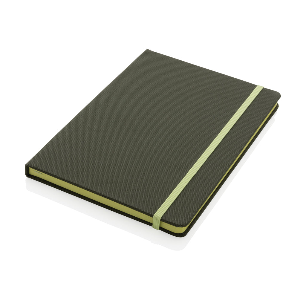 GRS certified RPET A5 notebook - Green