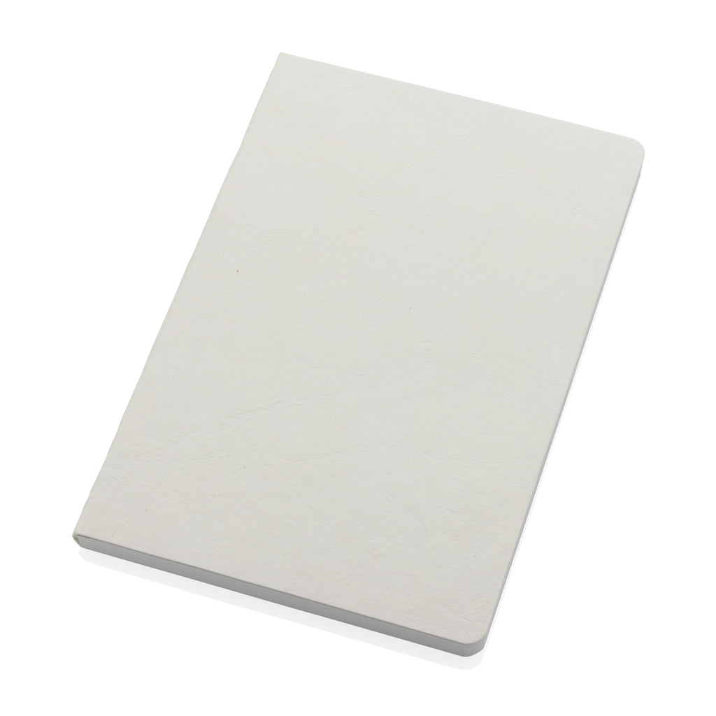 Salton A5 GRS certified recycled paper notebook - White
