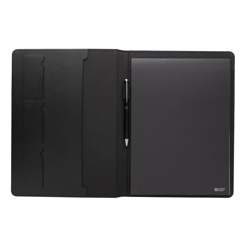 Swiss Peak Script AWARE™ A4 portfolio - Black