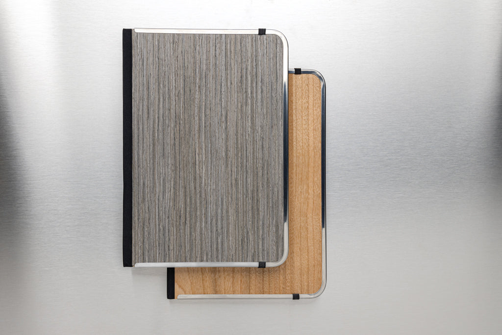 Treeline A5 wooden cover deluxe notebook - Brown