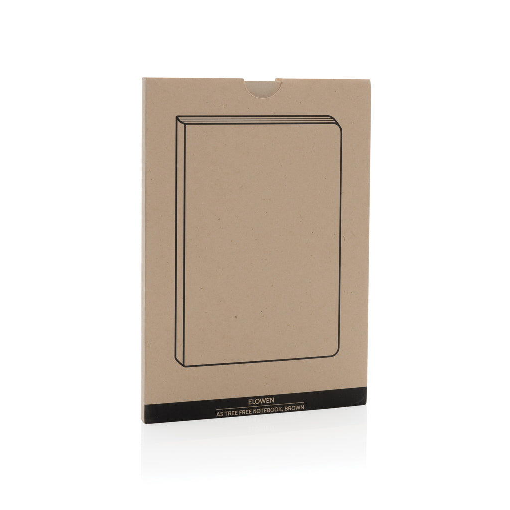 Elowen A5 tree free notebook - Brown