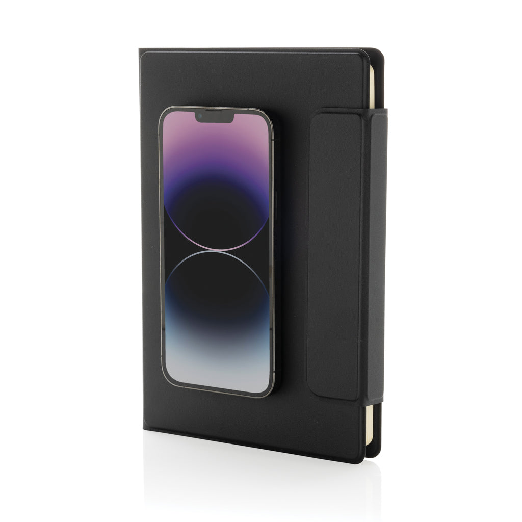 Stuart RCS certified RPU magnetic A5 portfolio - Black