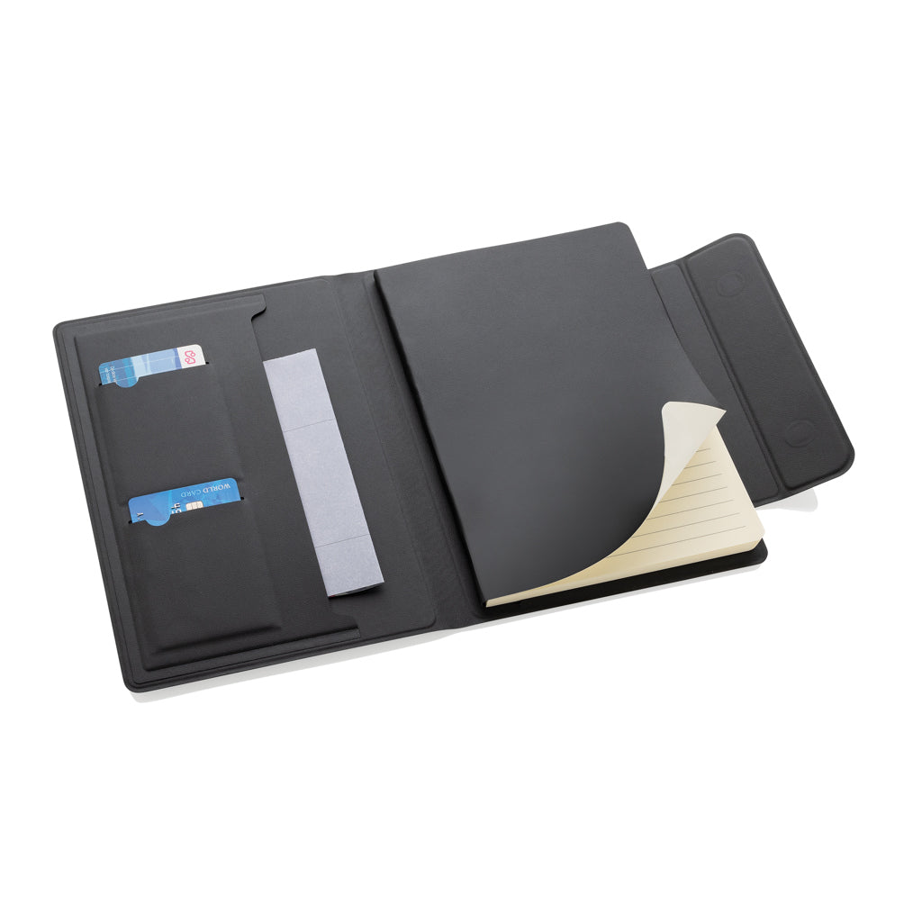 Stuart RCS certified RPU magnetic A5 portfolio - Black