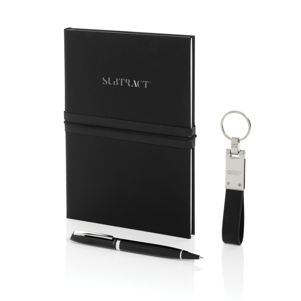 Swiss Peak RCS certified business gift set - Black