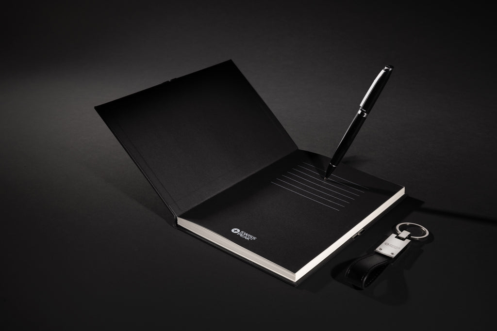 Swiss Peak RCS certified business gift set - Black