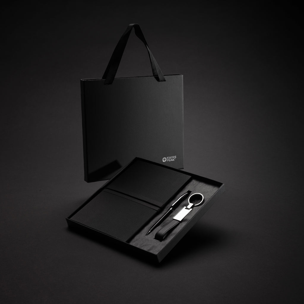 Swiss Peak RCS certified business gift set - Black