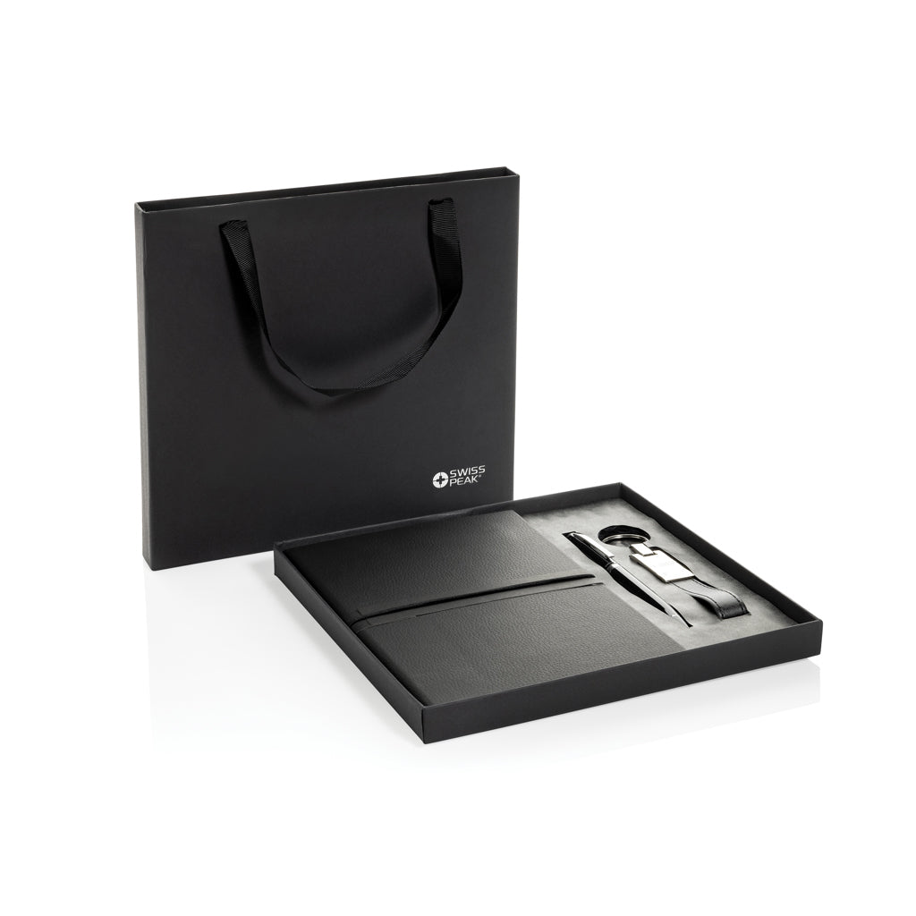 Swiss Peak RCS certified business gift set - Black