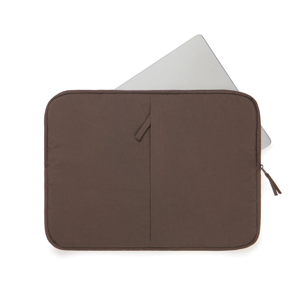 KENTO URBAN RCS recycled nylon 15.6 inch laptop sleeve - Brown