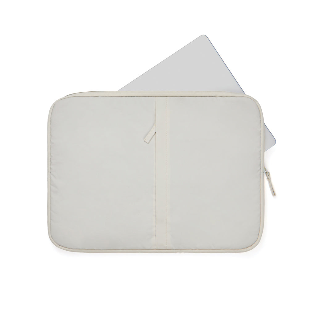 KENTO URBAN RCS recycled nylon 15.6 inch laptop sleeve - Beige