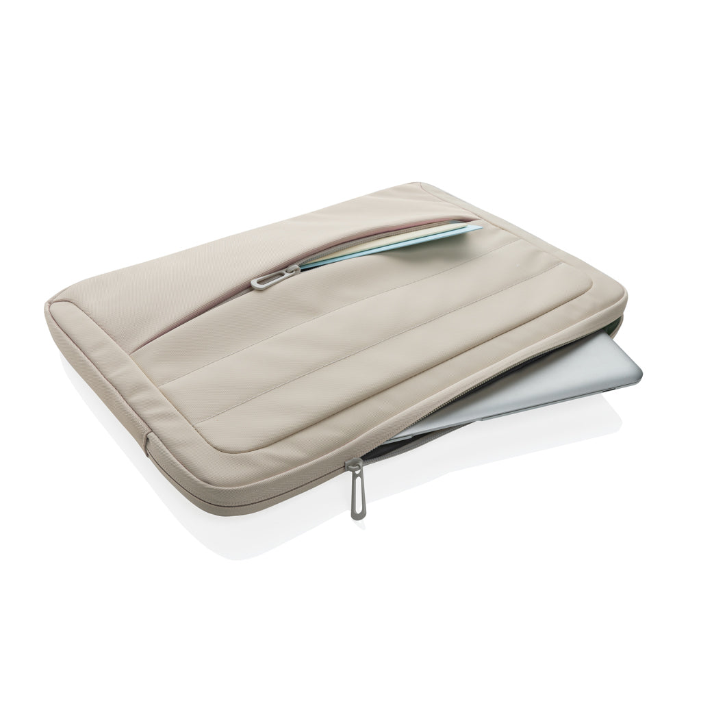 Armond AWARE™ RPET 15.6 inch laptop sleeve - Beige