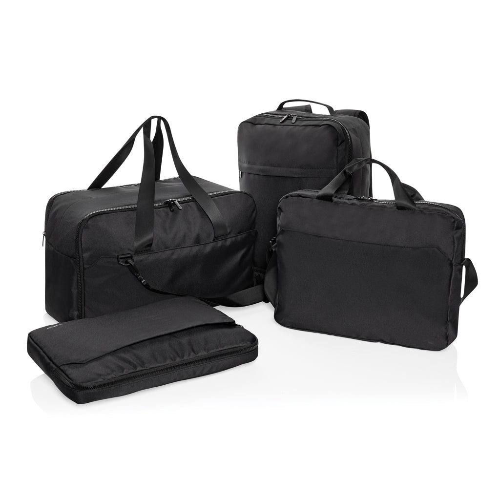 Swiss Peak Aware™ RPET Essential 15.6 inch laptop sleeve - Black