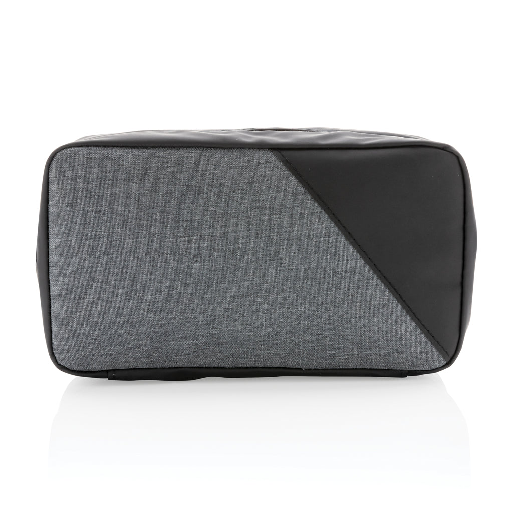 Portable UV-C steriliser pouch with integrated battery - Grey