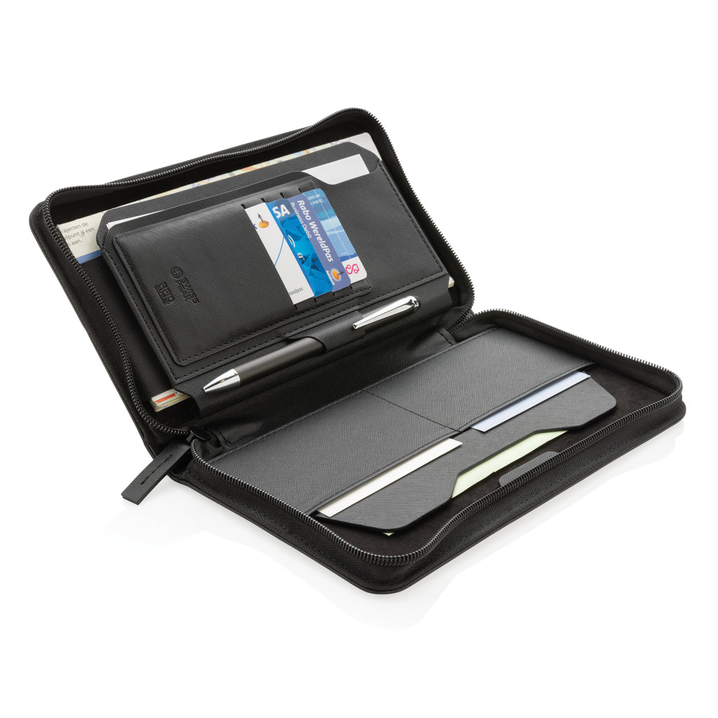 Swiss Peak Heritage RCS rPU RFID travel wallet - Black