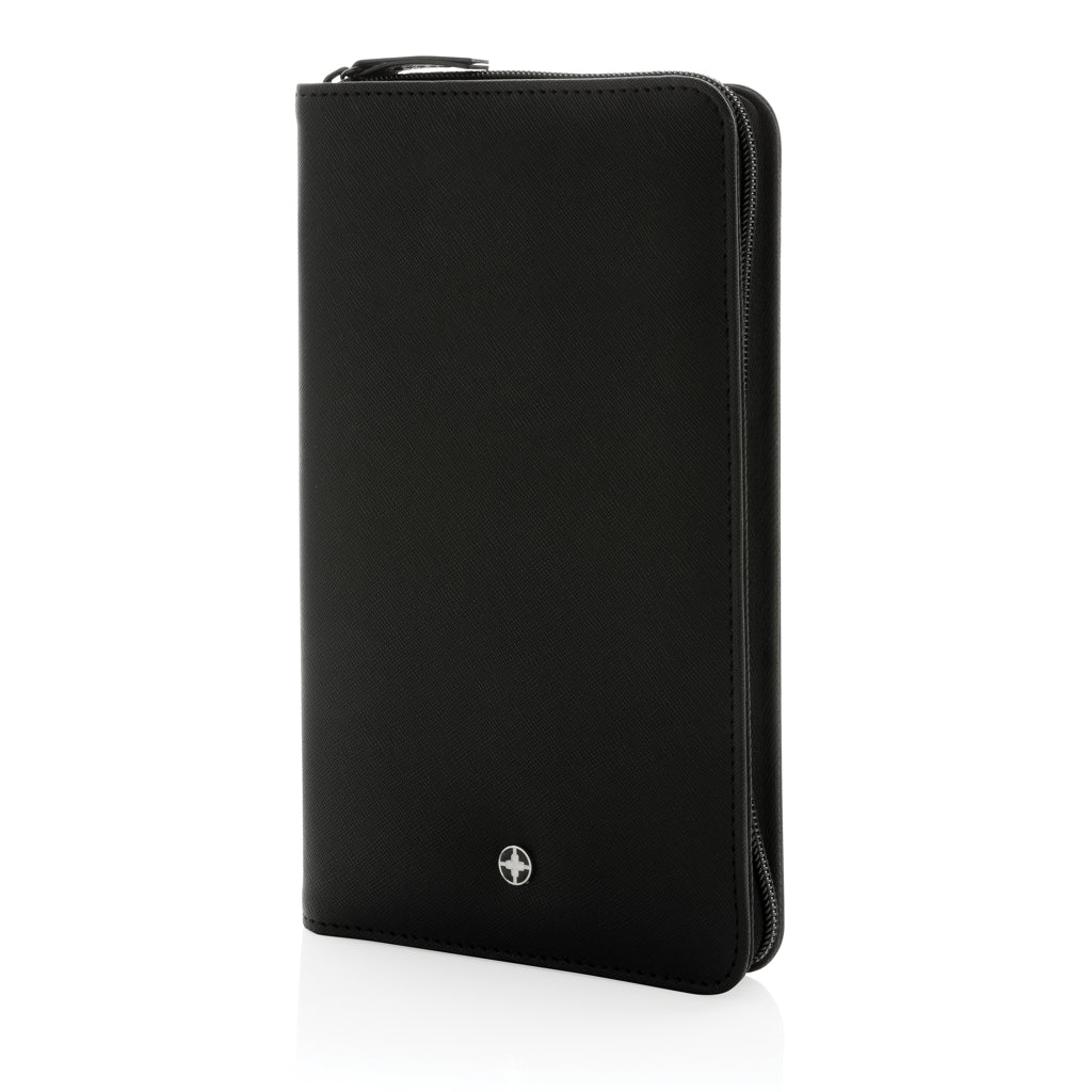 Swiss Peak Heritage RCS rPU RFID travel wallet - Black