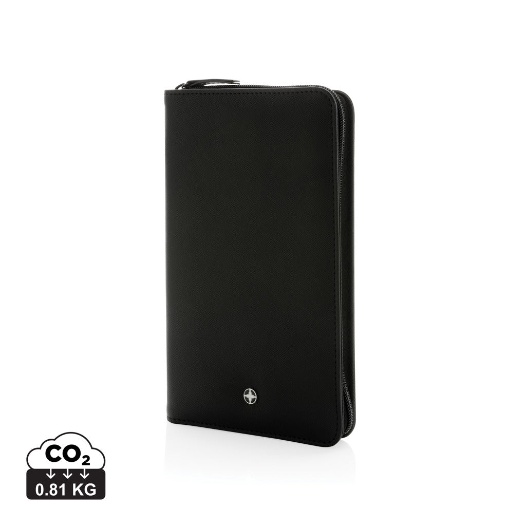 Swiss Peak Heritage RCS rPU RFID travel wallet - Black