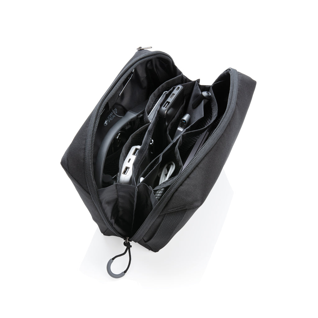 Swiss Peak AWARE™ tech pouch PVC free - Black