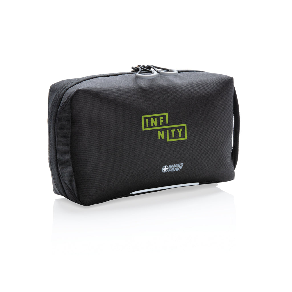 Swiss Peak AWARE™ tech pouch PVC free - Black