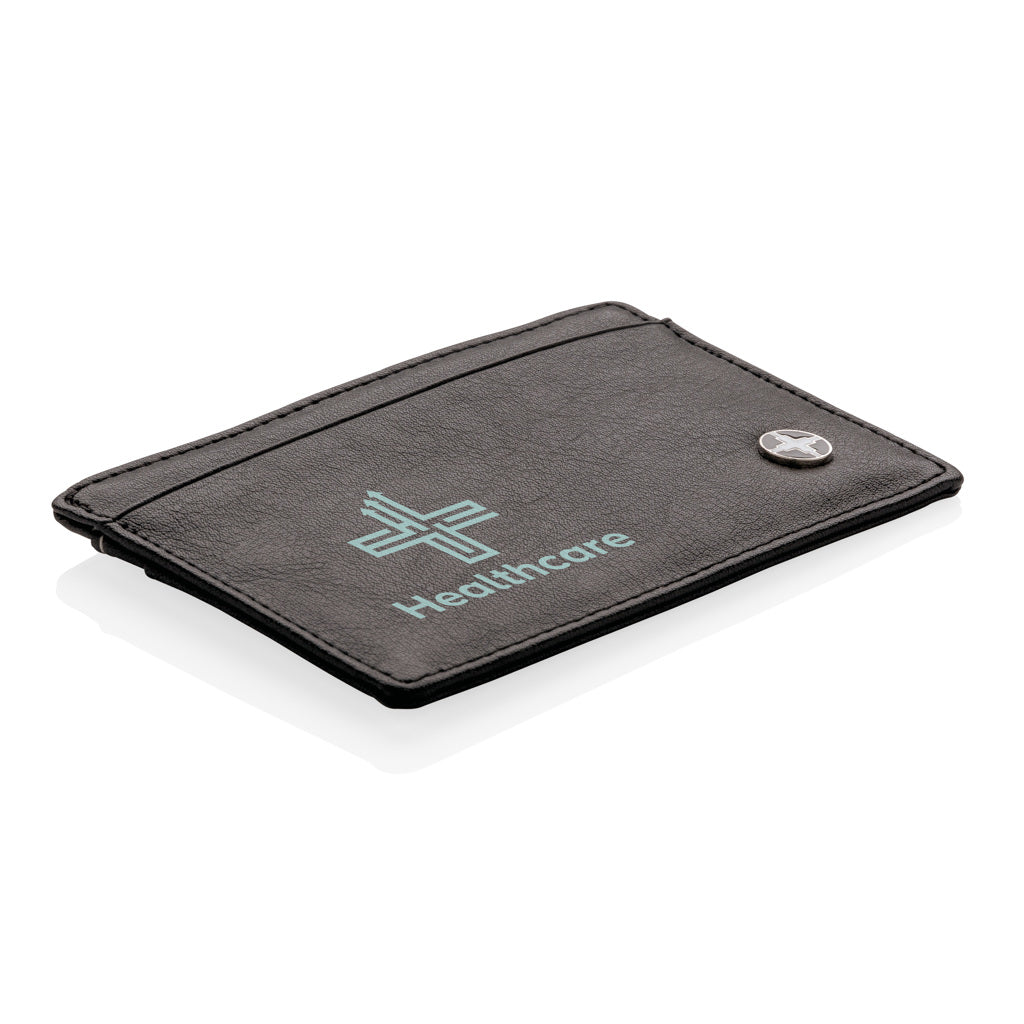 RFID anti-skimming card holder - Black