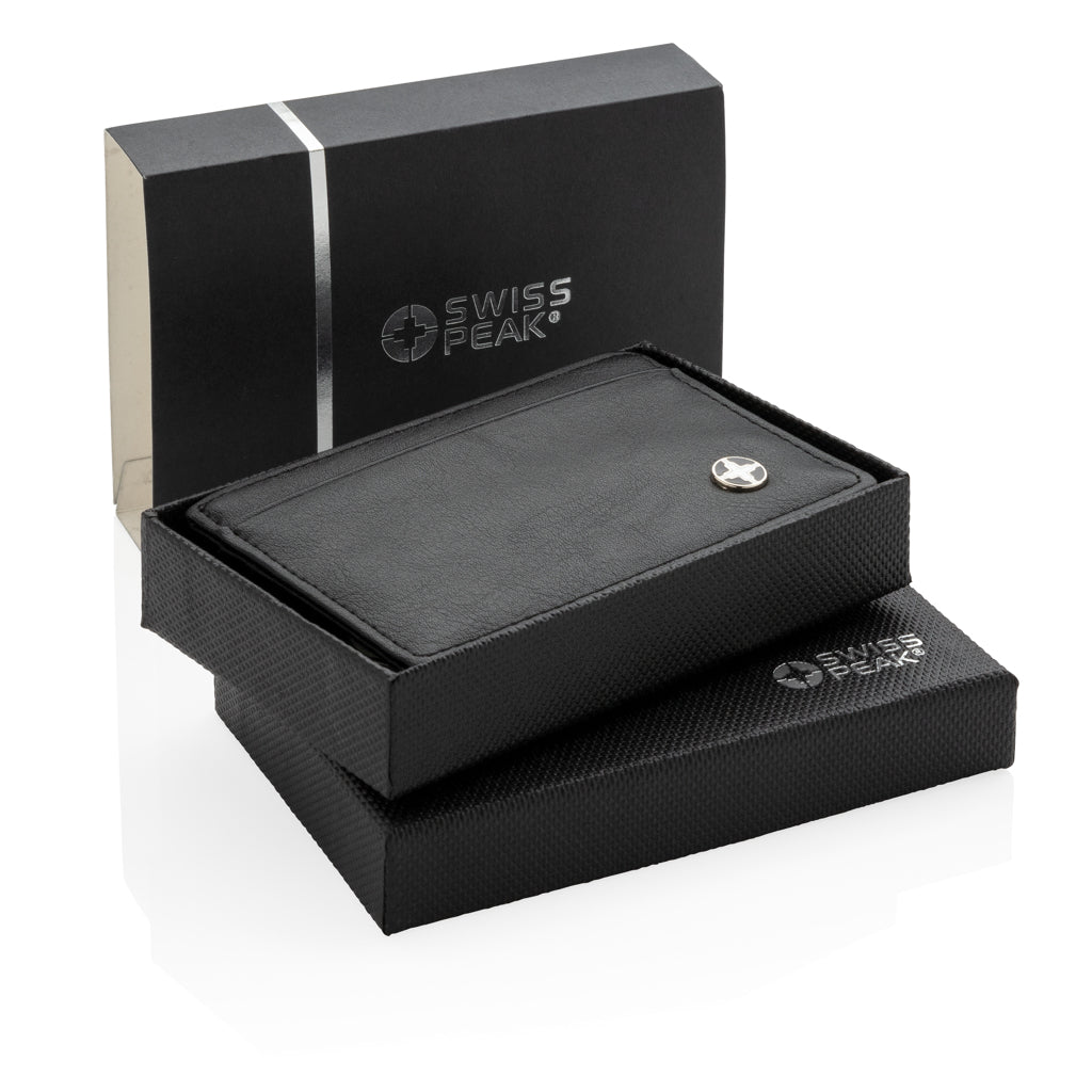 RFID anti-skimming card holder - Black