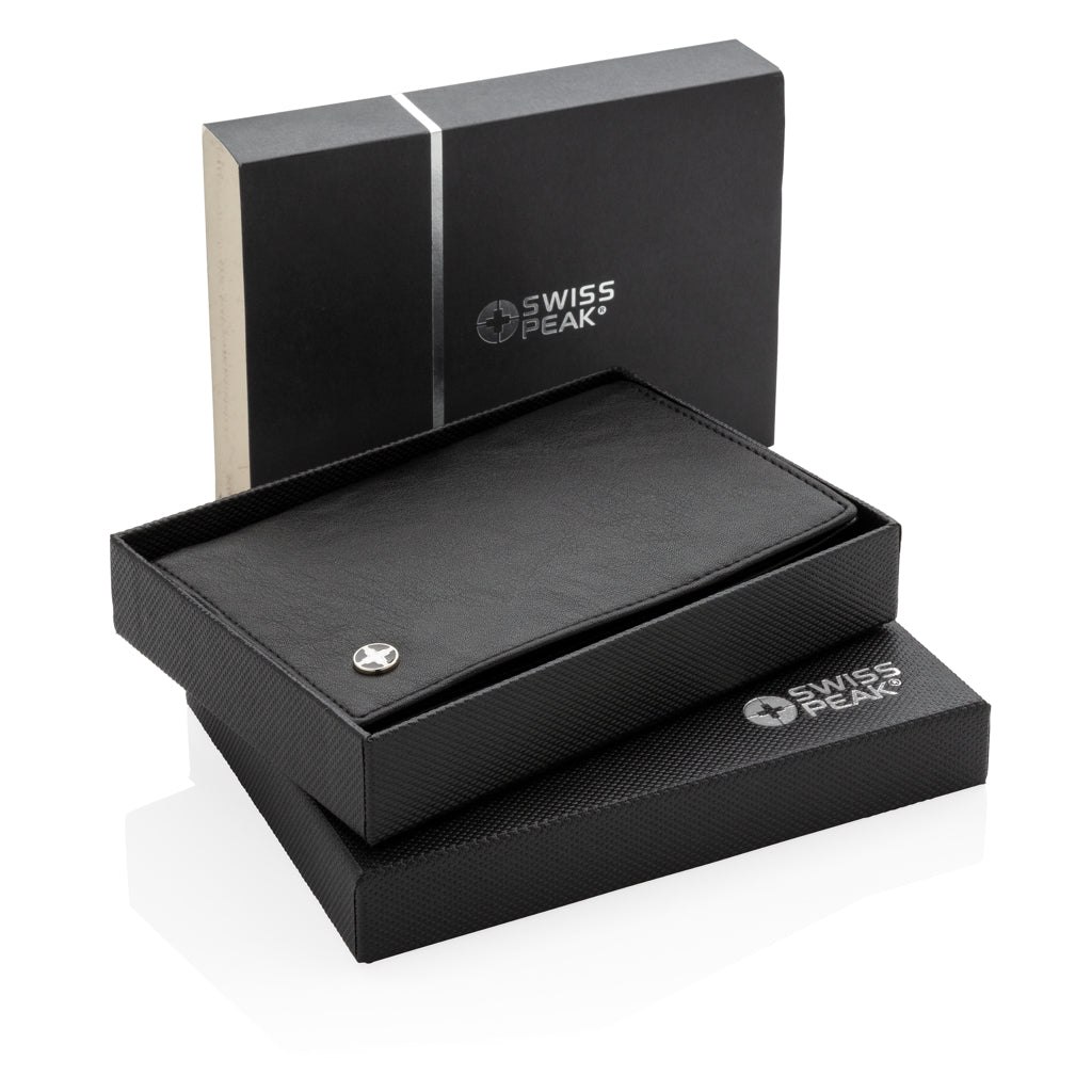 RFID anti-skimming passport holder - Black