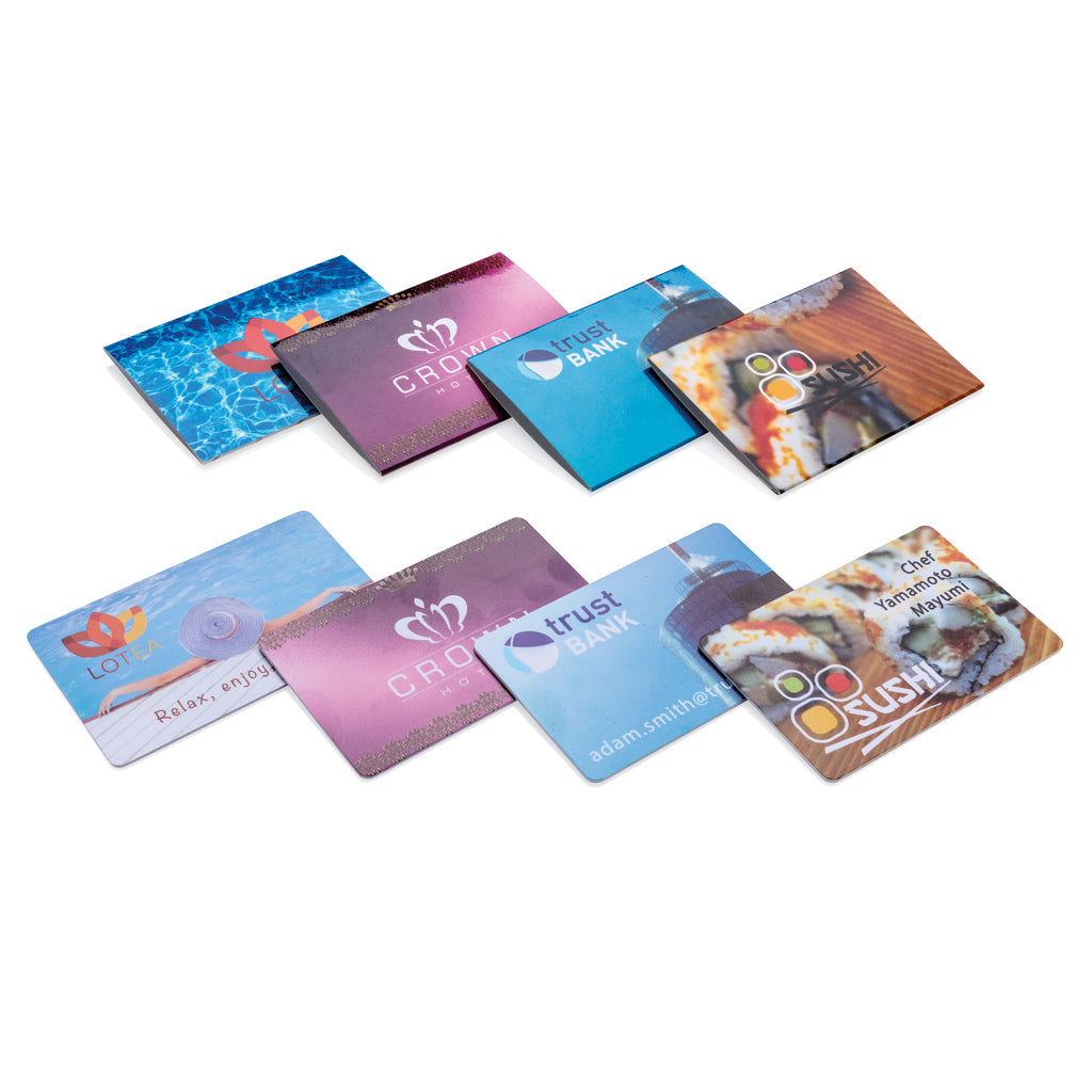 Anti-skimming RFID shield card with active jamming chip - White