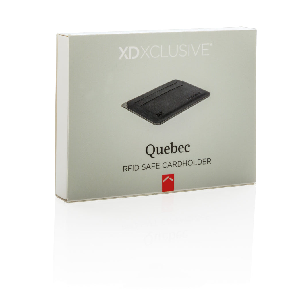Quebec RFID safe cardholder - Black