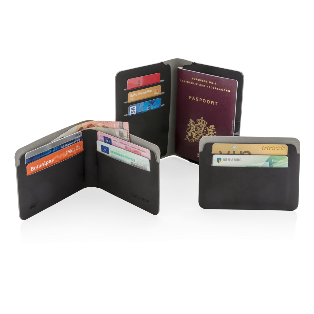 Quebec RFID safe cardholder - Black