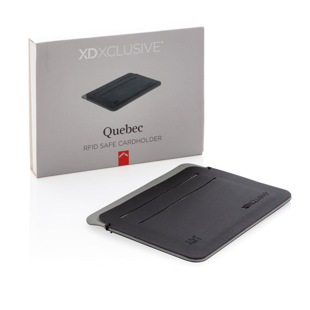 Quebec RFID safe cardholder - Black
