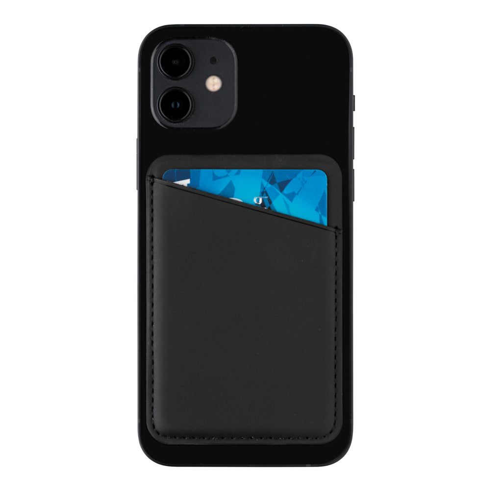Magnetic phone card holder - Black