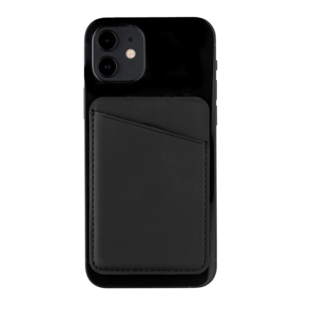 Magnetic phone card holder - Black
