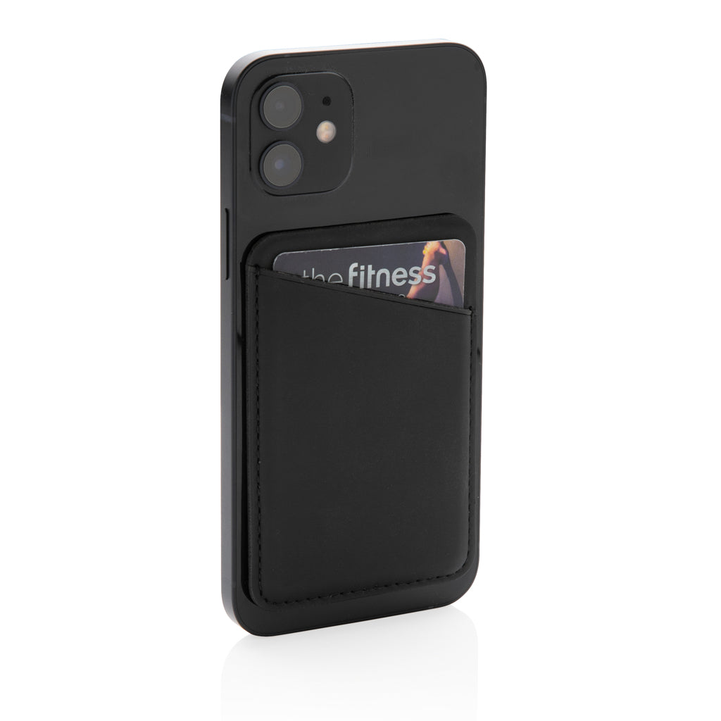 Magnetic phone card holder - Black