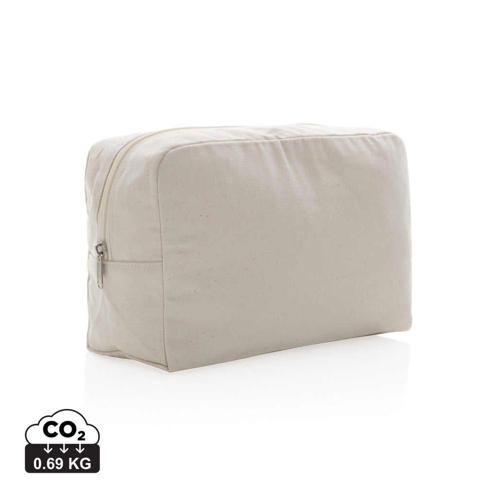 Impact Aware™ 285 gsm rcanvas toiletry bag undyed - Off White