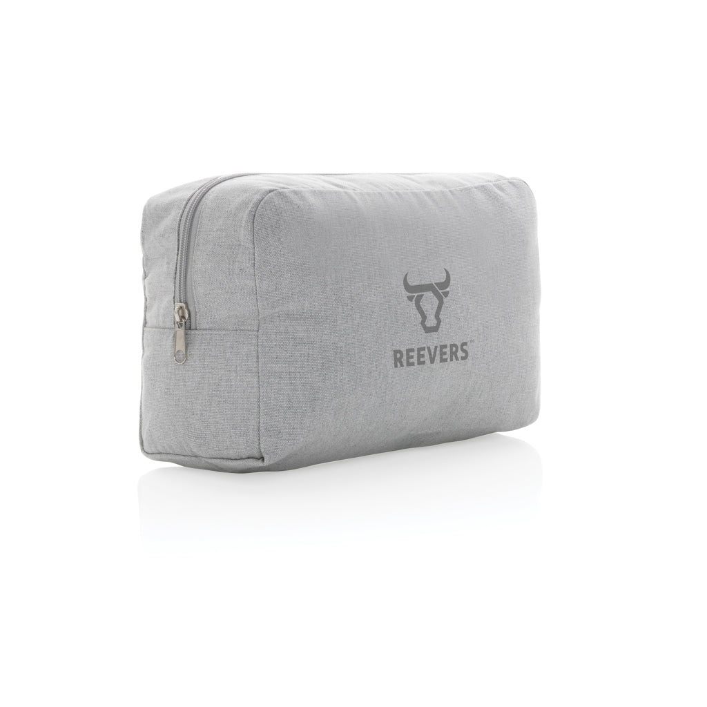 Impact Aware™ 285 gsm rcanvas toiletry bag undyed - Grey