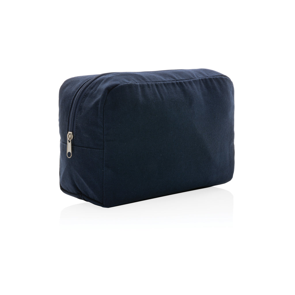 Impact Aware™ 285 gsm rcanvas toiletry bag undyed - Navy
