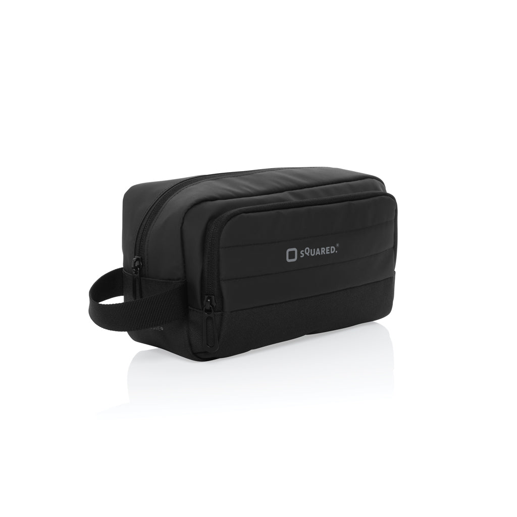 Armond AWARE™ RPET toiletry bag - Black