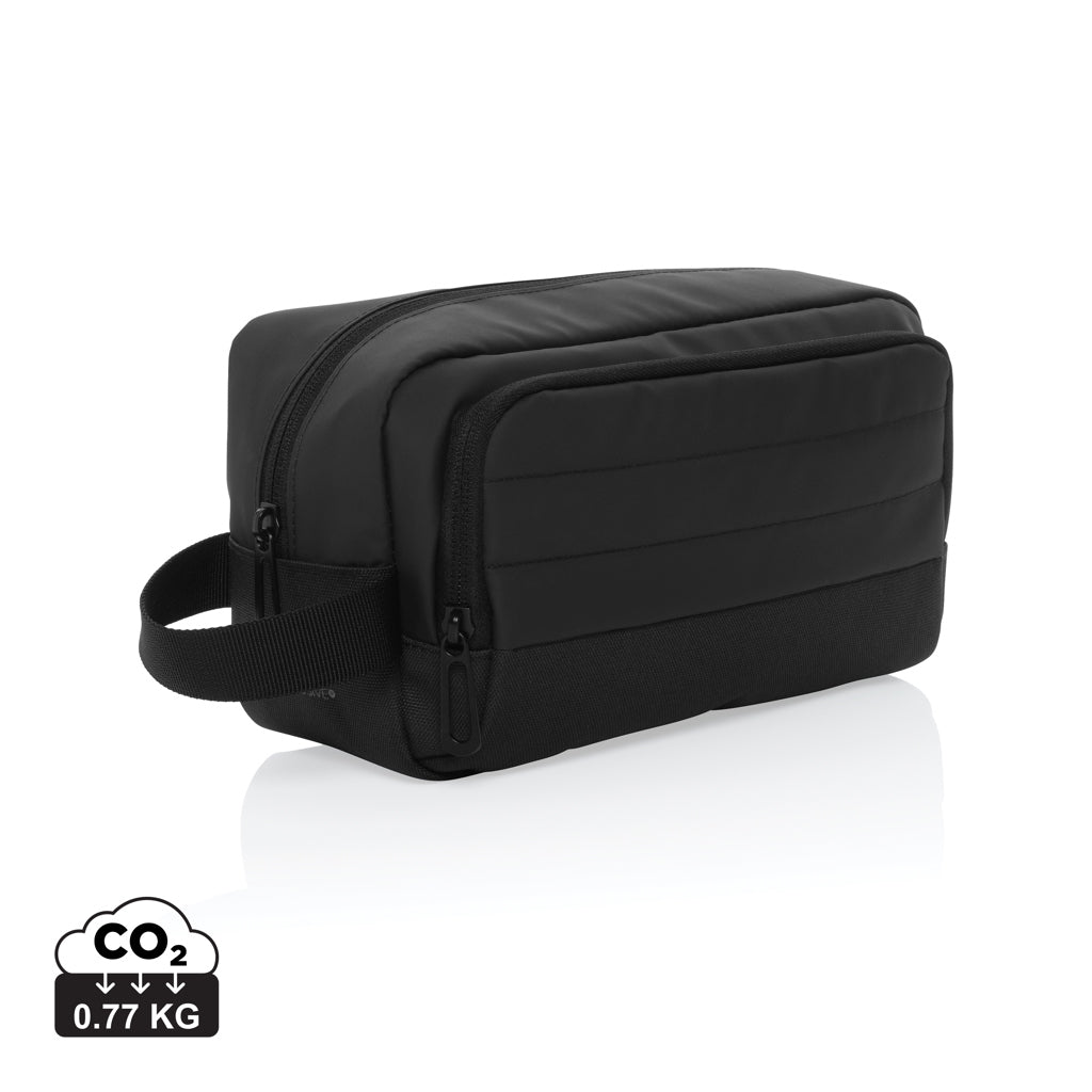 Armond AWARE™ RPET toiletry bag - Black