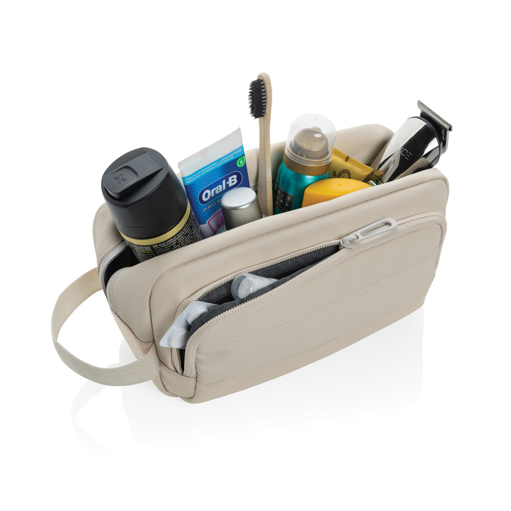 Armond AWARE™ RPET toiletry bag - Beige