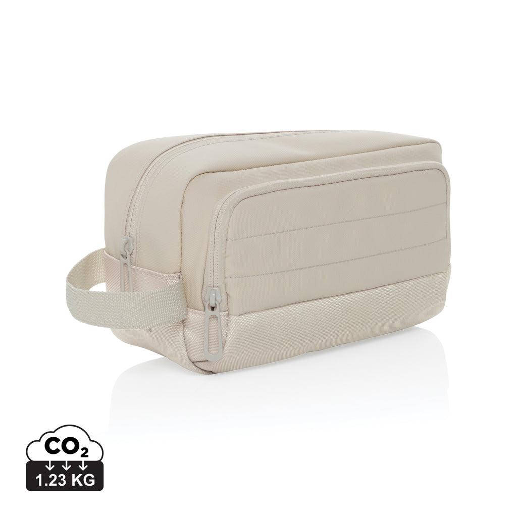 Armond AWARE™ RPET toiletry bag - Beige