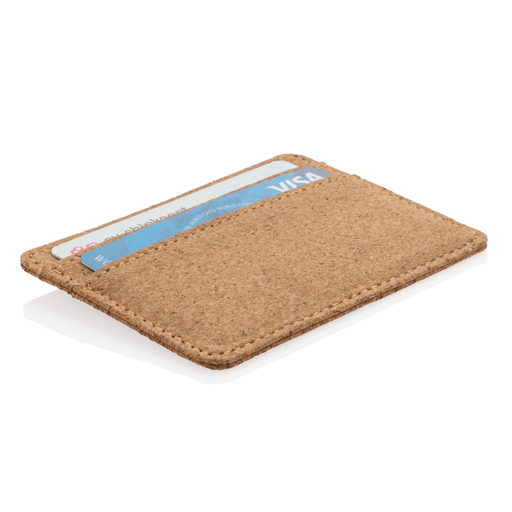 Cork secure RFID slim wallet - Brown