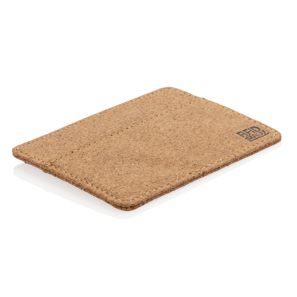 Cork secure RFID slim wallet - Brown