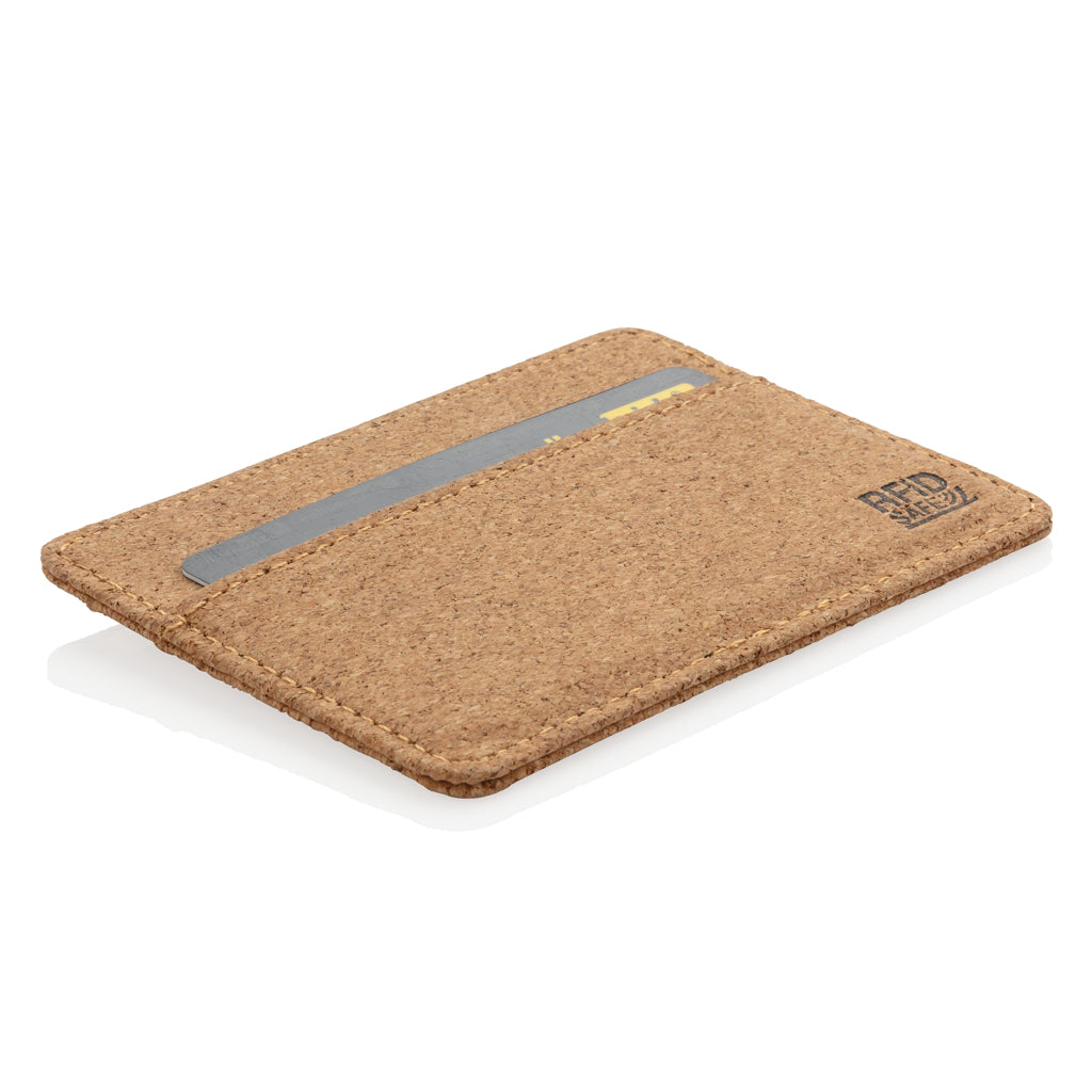 Cork secure RFID slim wallet - Brown