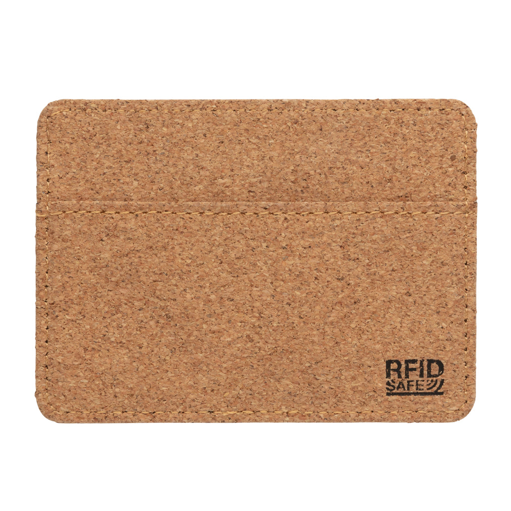 Cork secure RFID slim wallet - Brown