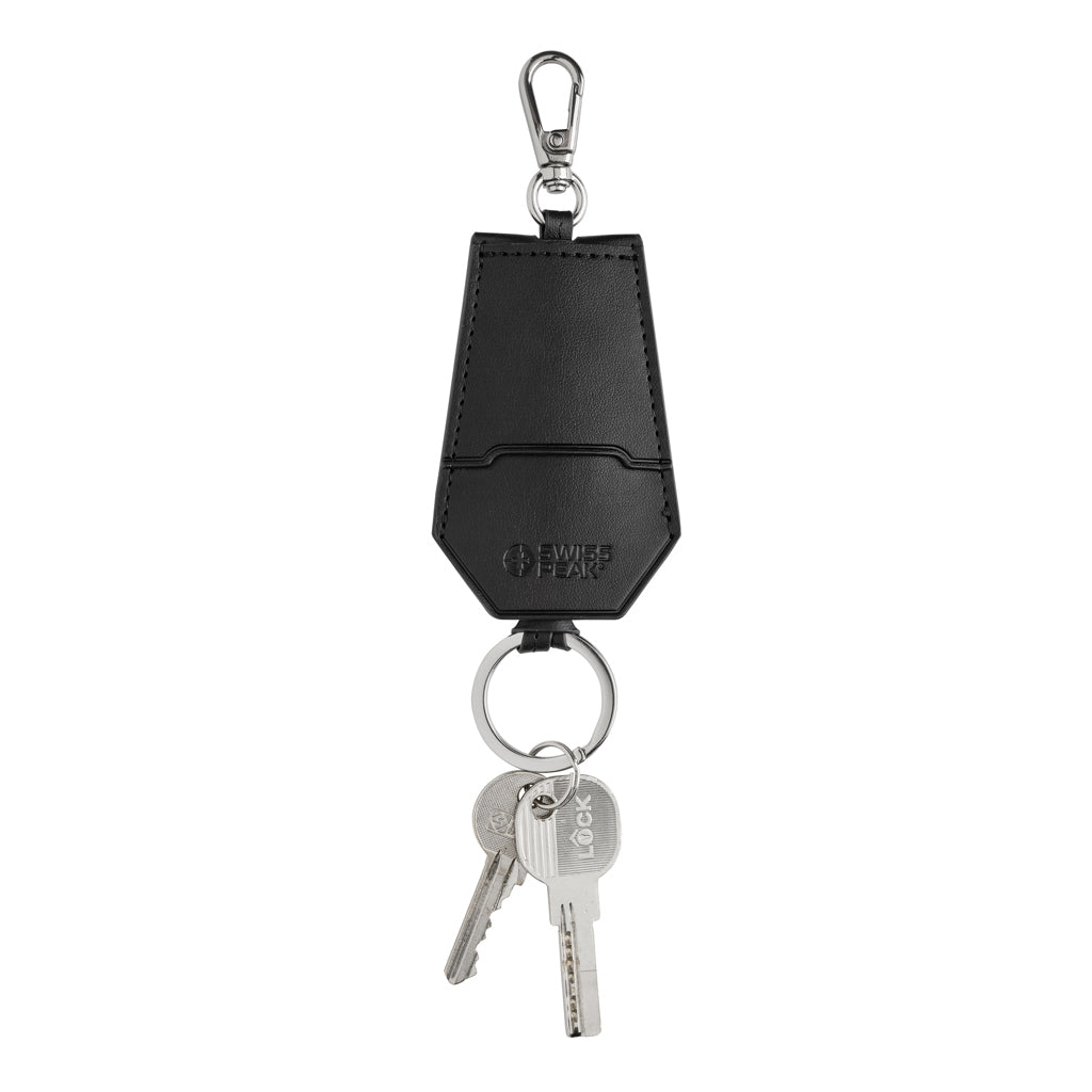 SP Tula RCS certified recycled PU key holder and pen set - Black