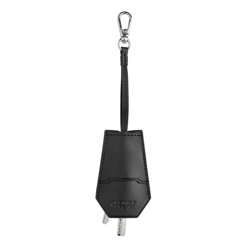 SP Tula RCS certified recycled PU key holder and pen set - Black