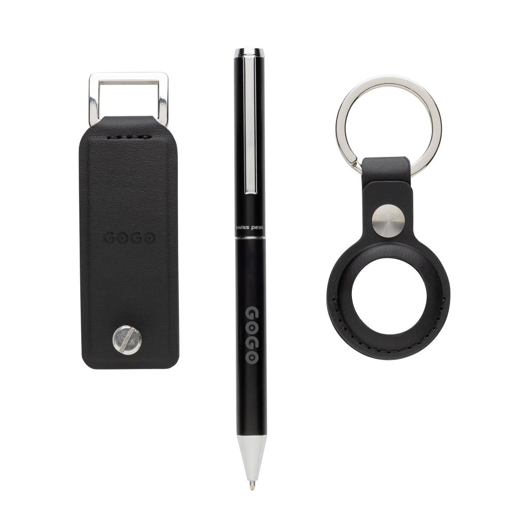 SP Tula RCS certified rPU 3 piece deluxe gift set - Black