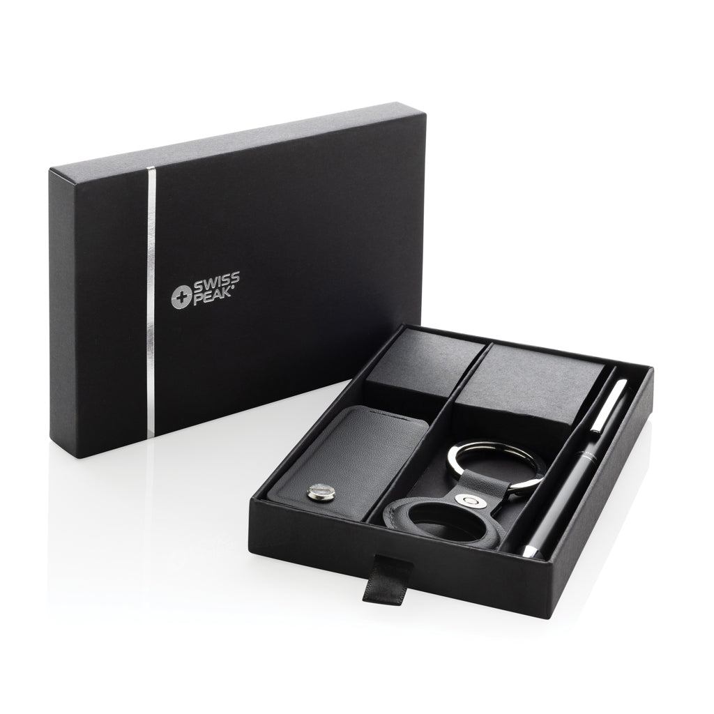 SP Tula RCS certified rPU 3 piece deluxe gift set - Black