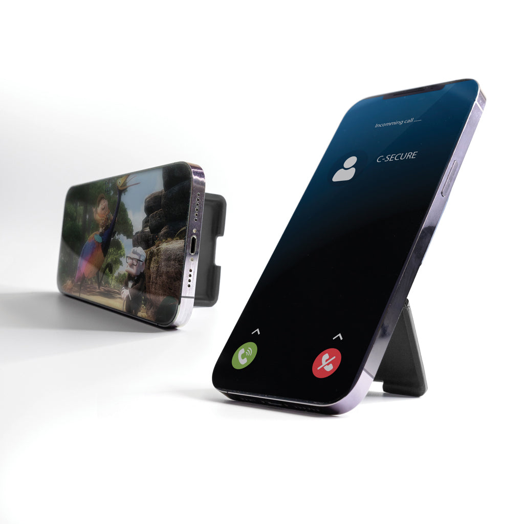 C-Secure MagSafe phone wallet - Black
