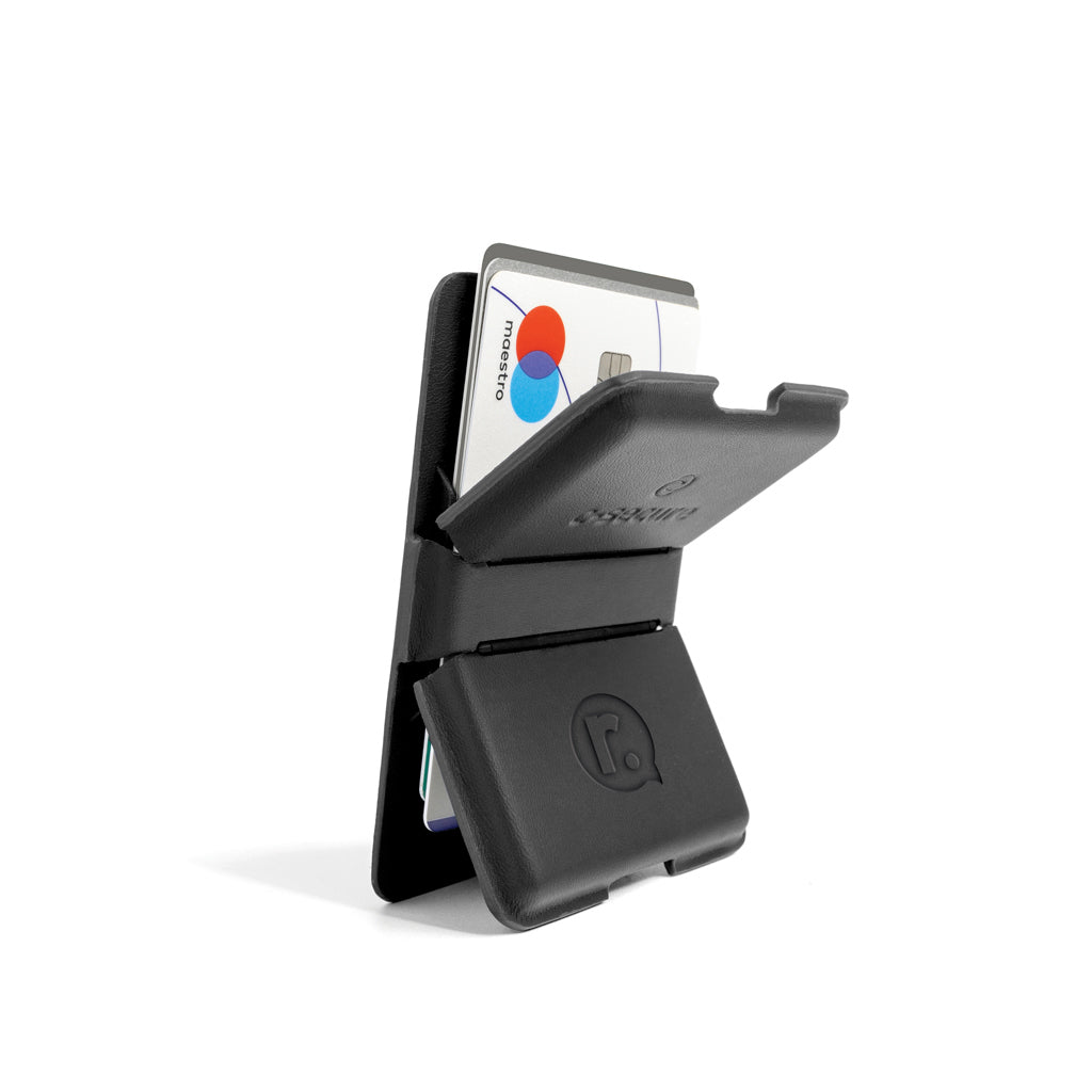 C-Secure MagSafe phone wallet - Black