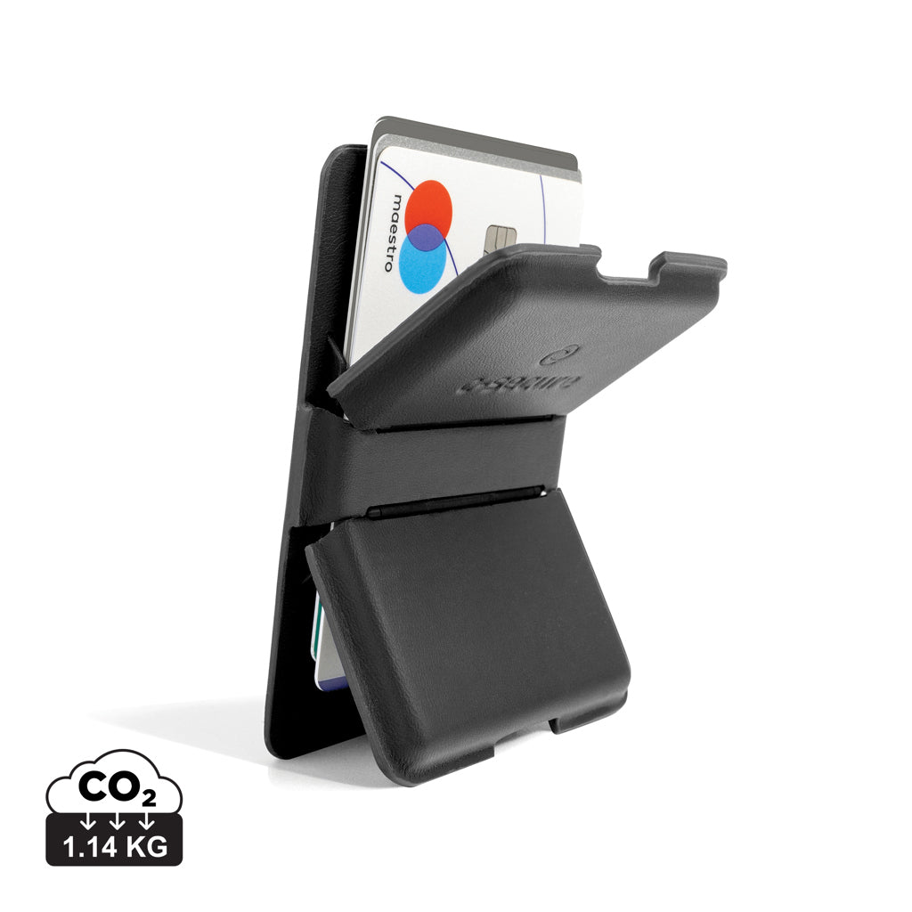 C-Secure MagSafe phone wallet - Black