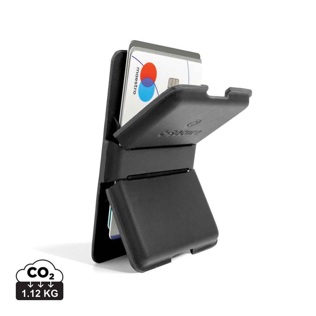 C-Secure MagSafe phone wallet - Black